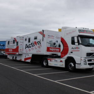 Action Cancer Big Bus Visits HQ