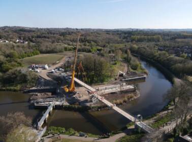 Charles Brand Group Bridges History with second Bridge Lift at Lagan Gateway