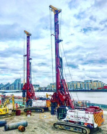 FK Lowry Piling Successfully Complete Thames Tideway Tunnel Project