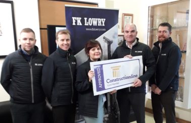 FK Lowry Secures ConstructionLine Gold Award