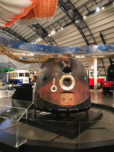 H&J Martin Prepare for the arrival of the Tim Peake, Soyuz Capsule Exhibition