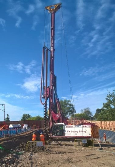 FK Lowry Piling successfully complete Bouygues UK Contract