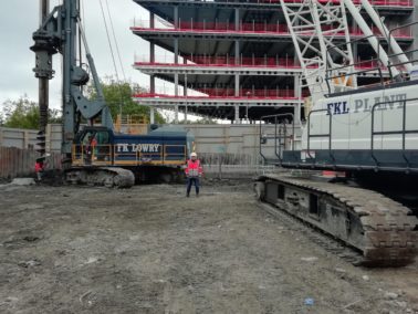 FKL Plant Mobilises New Crane to Dublin Piling Project